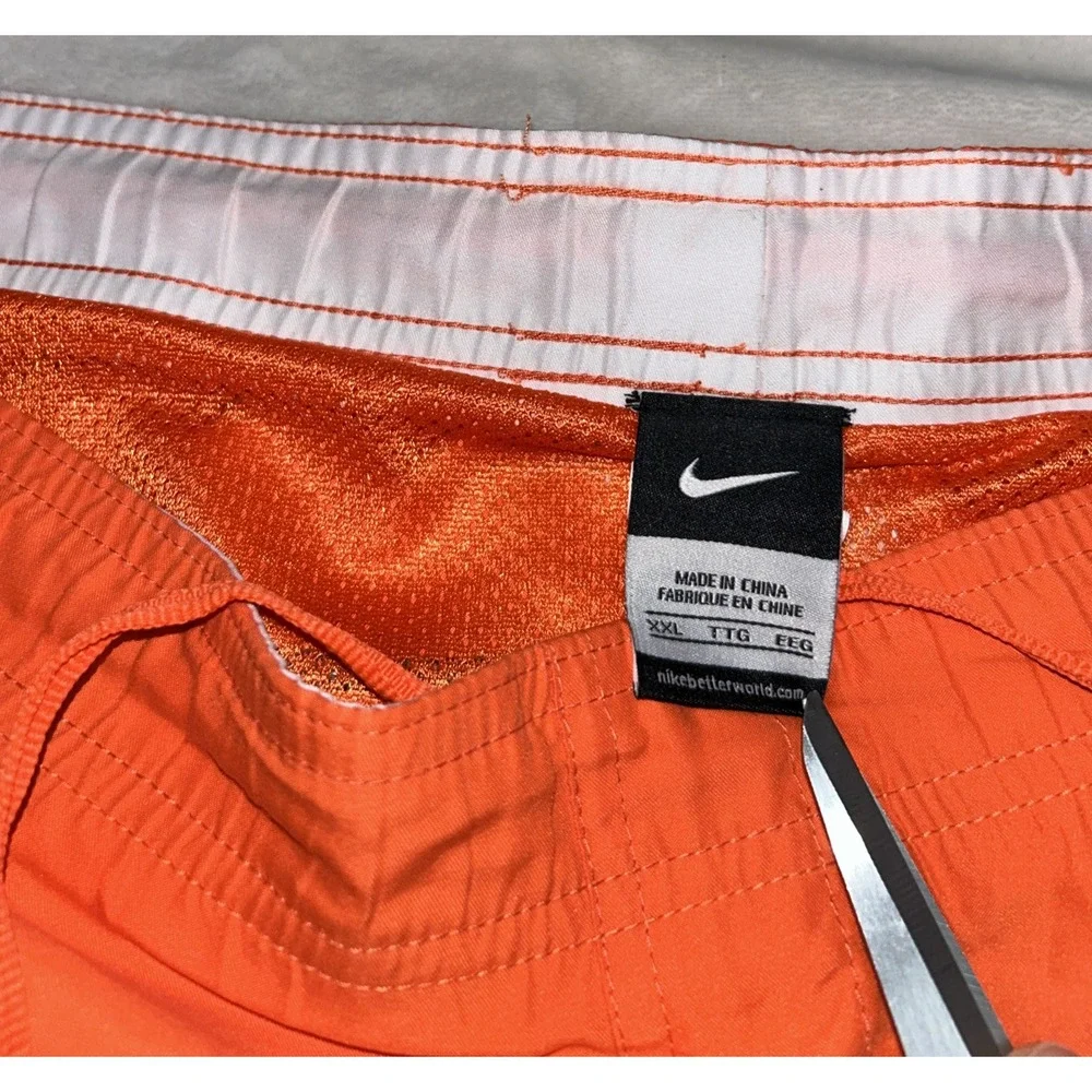 Nike Core Velocity Volley Shorts / Swim Trunks in Orange 2XL Cargo‎ XXL